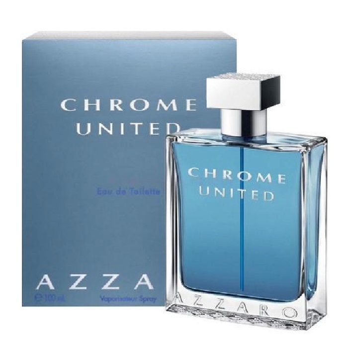 Chrome United Cologne by Azzaro 3.4oz Eau De Toilette Spray for men